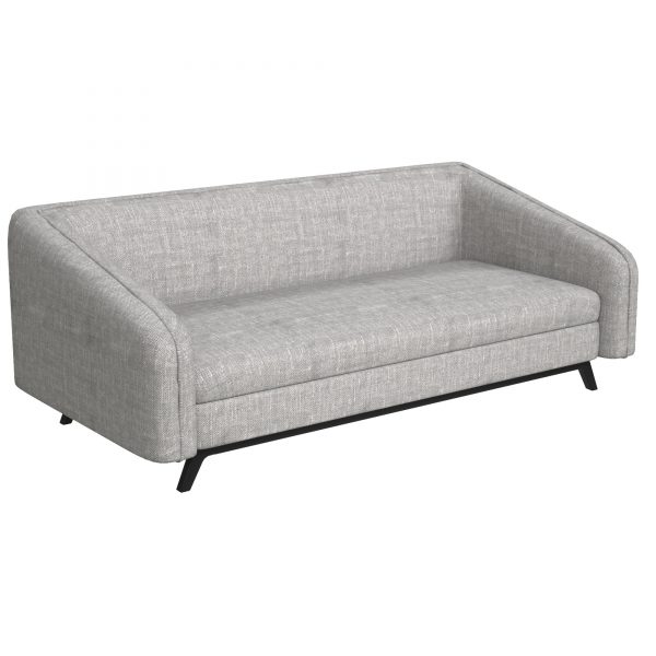  Sofa Lounge Malibu gray -rental-furniture-paris-france