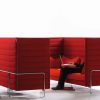 Alcove Highback Sofa Red-rental-hire-furniture in paris-france