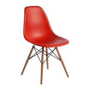 DSW-chair red rental-hire-furniture in paris-france