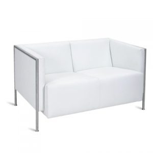 Tempest_ Sofa 2 -seater WHITE -rental-furniture in paris