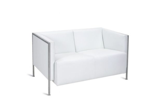 Tempest_ Sofa 2 -seater WHITE -rental-furniture in paris