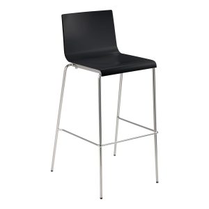 stool Kuadra_black rental-hire-furniture in paris-france_