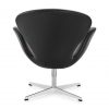 Fritz-Hansen_Swan-Chair leather rental-hire-furniture in paris-france