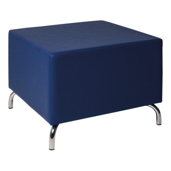 Pouf Cubos blue -Rental-furniture in Paris-France