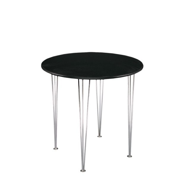 Events Furniture Table-Maya-black-Ø100 - Rental-furniture in Paris-France
