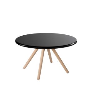 Table Horten black rental-hire-furniture in paris-france