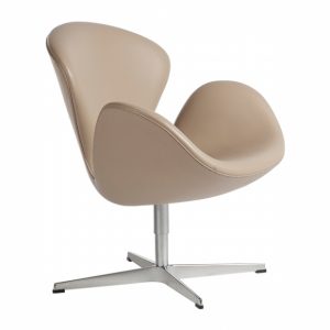 Fritz-Hansen_Swan-Chair leather rental-hire-furniture in paris-france