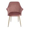 Lira chair pink - Rental-furniture in Paris-France