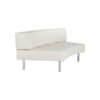 Paris furniture rental - Portofino Seat - leather curved seat large low back
