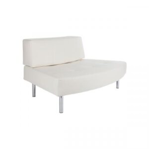 Paris furniture rental - Portofino Seat - leather low back straight seat 