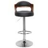 Lounge Event Furniture BarStool I Galles wooden-black barstool chair