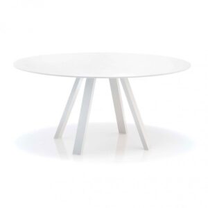 table Arki white Rental-furniture in Paris-France