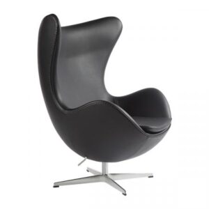 Events Furniture Rental in Paris -The Egg Swivel armchair Arne Jacobsen BLACK